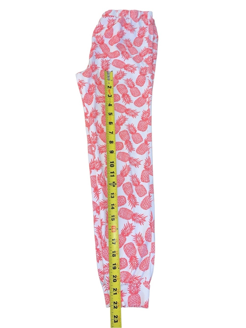 Vineyard Vines Pineapple Pajama Set Kids Size 10 Pima Cotton Pink White - Picture 9 of 9